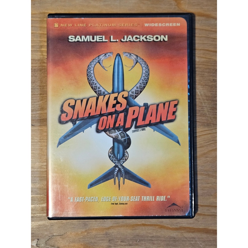 Snakes on a Plane DVD Samuel L Jackson Widescreen New Line Platinum Series